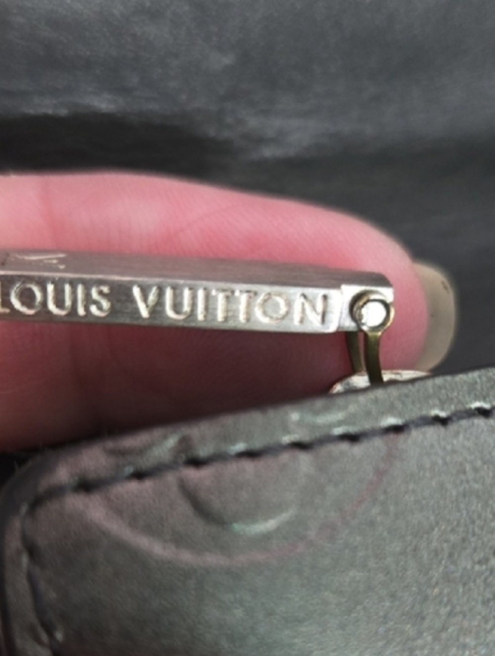 Louis Vuitton Gray Embossed Monogram Continental Wallet - Picture 9 of 11